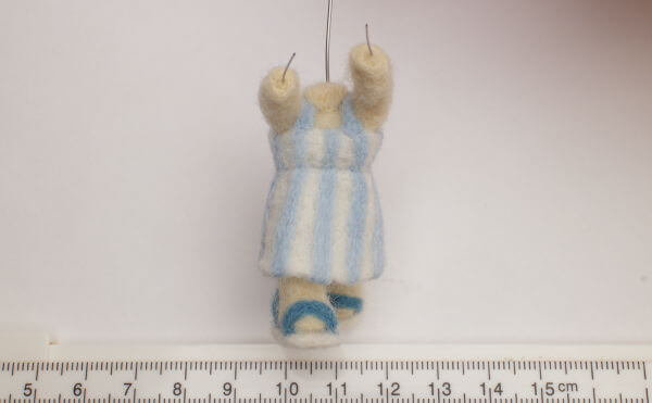 羊毛フェルト人形　制作過程