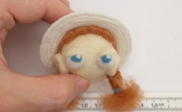 羊毛フェルト人形　制作過程